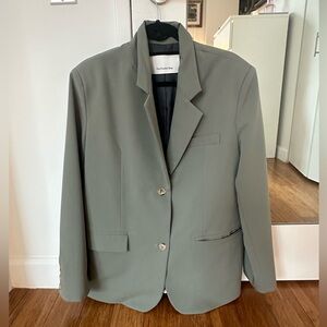 Frankie Shop Felola Blazer in Sage
